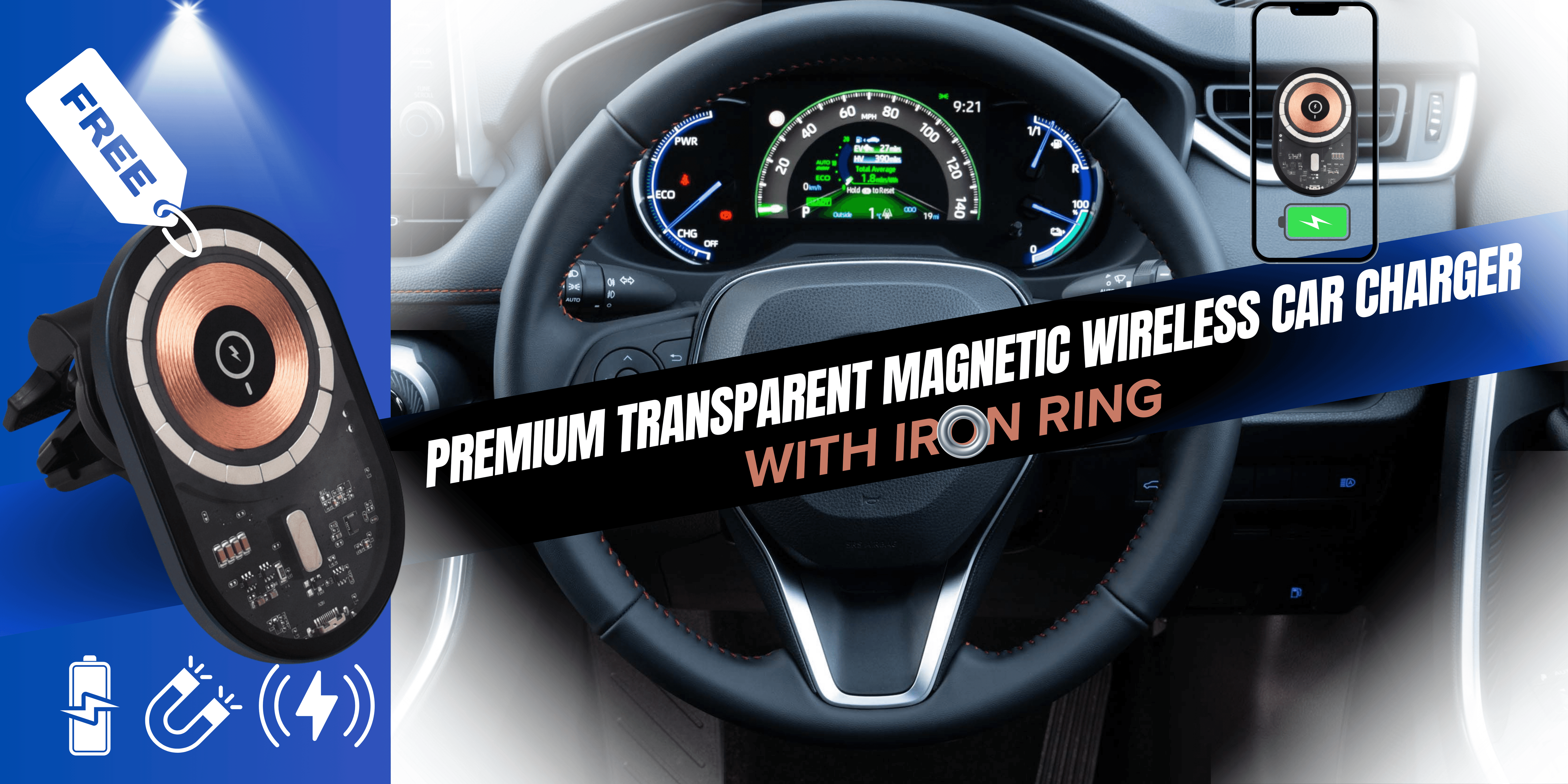 Multifunctional Folding Magnetic Wireless Charging Four-in-one