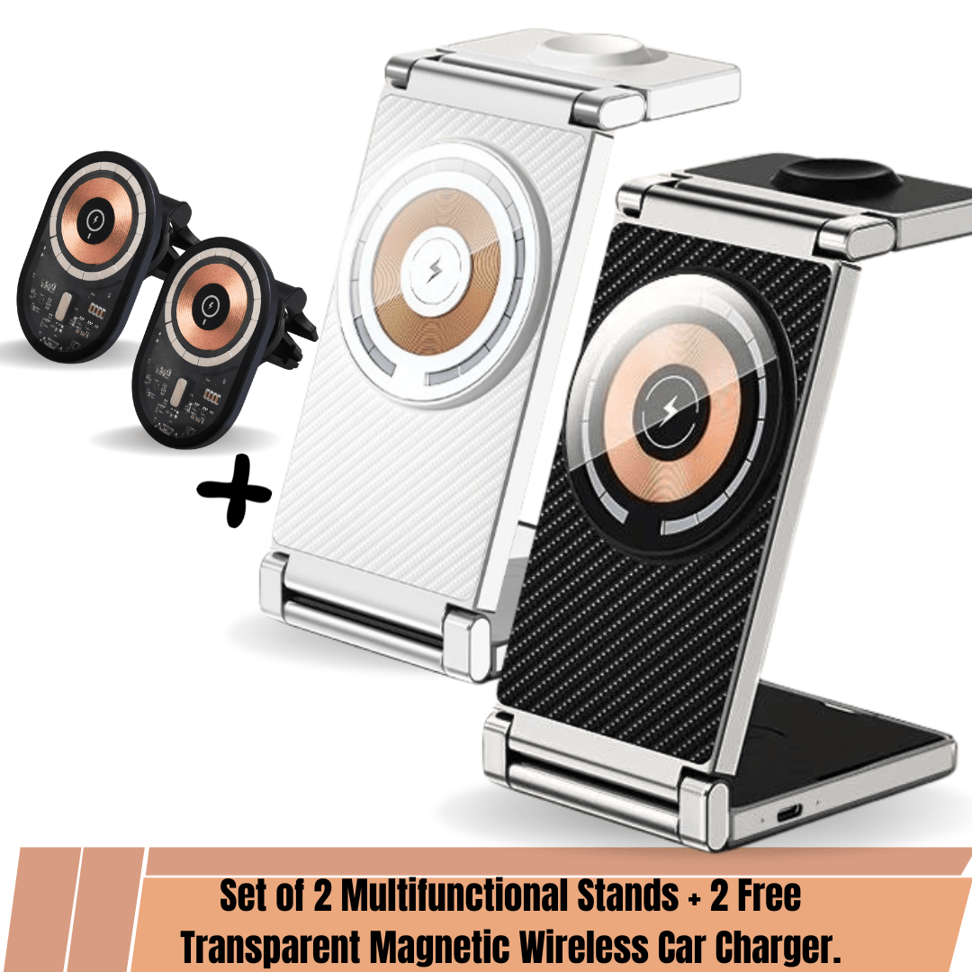 Multifunctional Folding Magnetic Wireless Charging Four-in-one