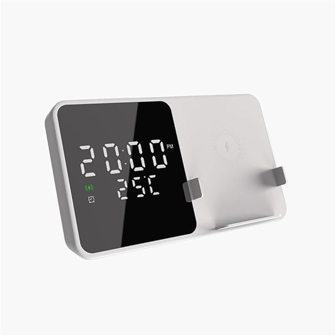 KitchenPro™ 3-in-1 Wireless Charging Station & Smart Clock