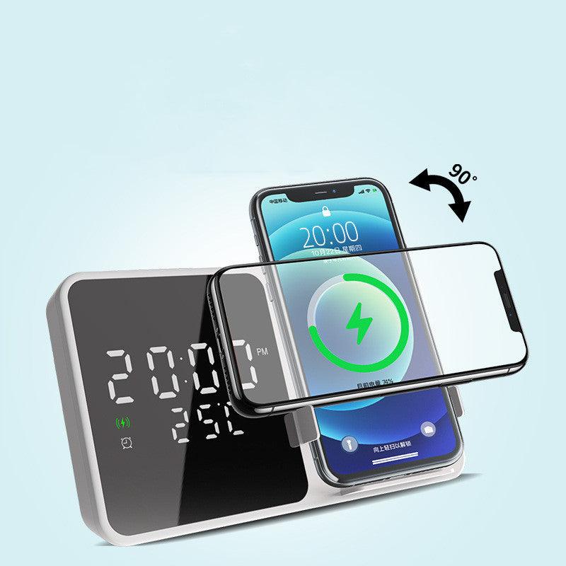 KitchenPro™ 3-in-1 Wireless Charging Station & Smart Clock