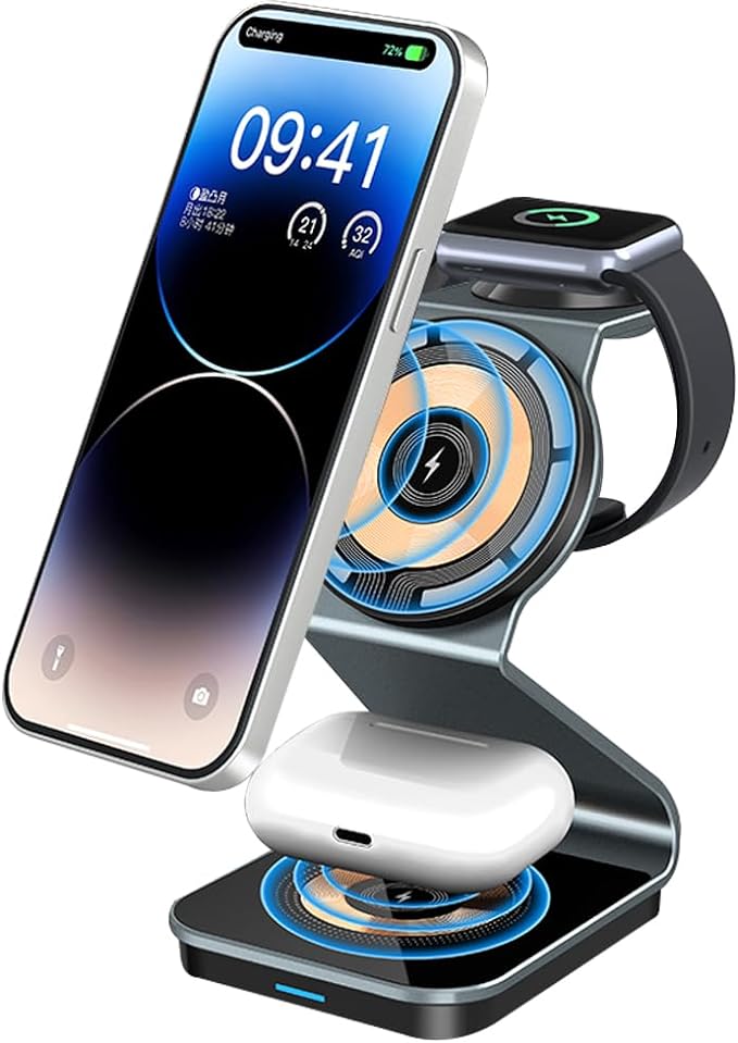 iTECH® | Personality Pro Qi Wireless Charger Station 3 in 1⚡