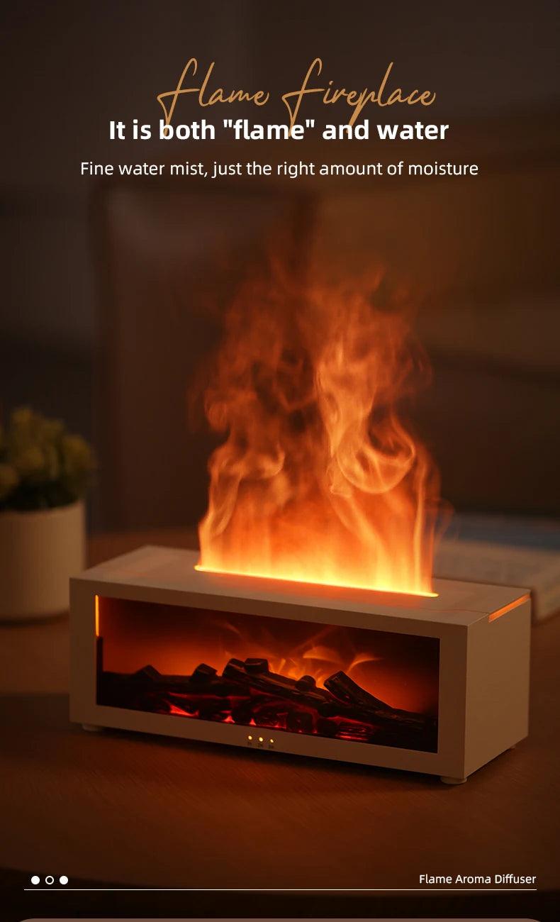 New Calm Flame Fireplace Aroma Diffuser