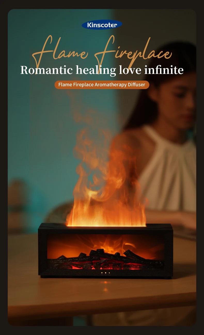 New Calm Flame Fireplace Aroma Diffuser