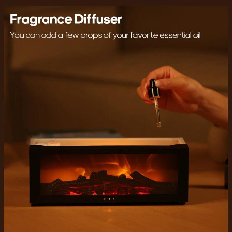 New Calm Flame Fireplace Aroma Diffuser