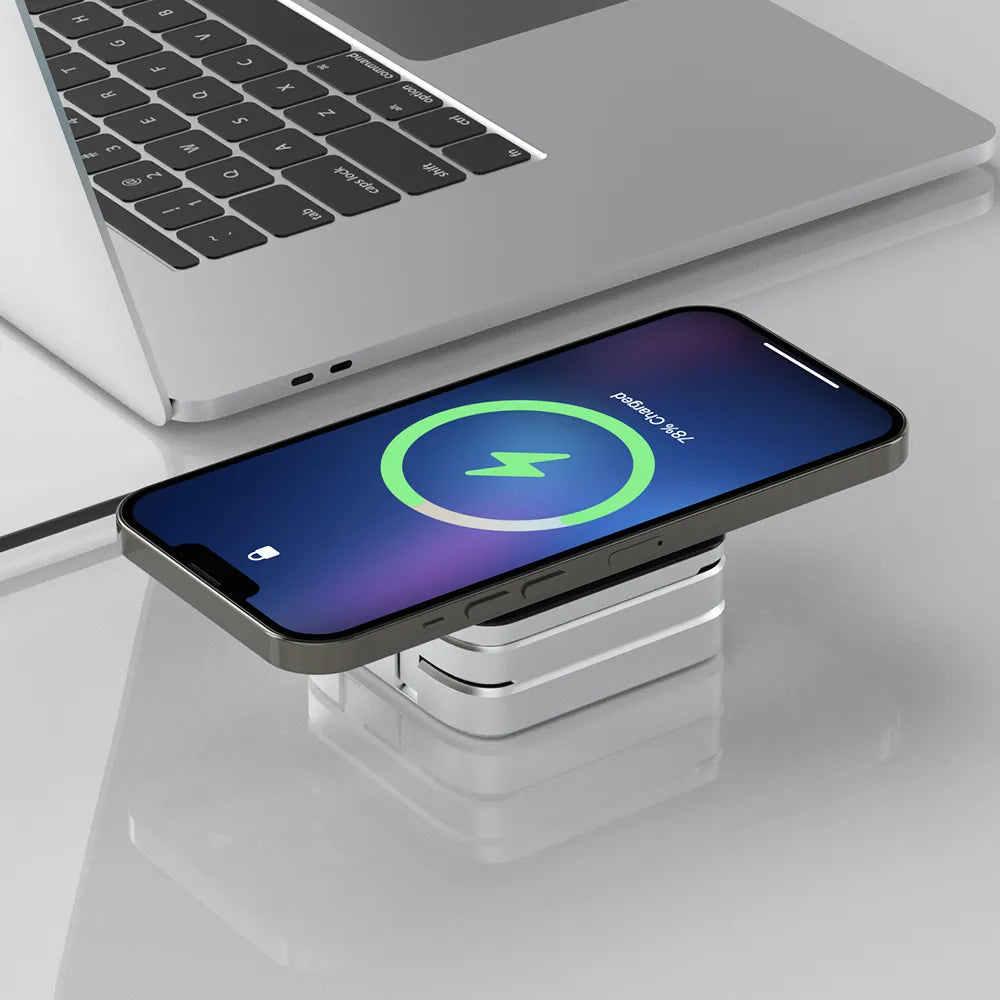 i-Tech® 3 In 1 Foldable Magnetic Wireless Charger Stand| Fast Charger⚡