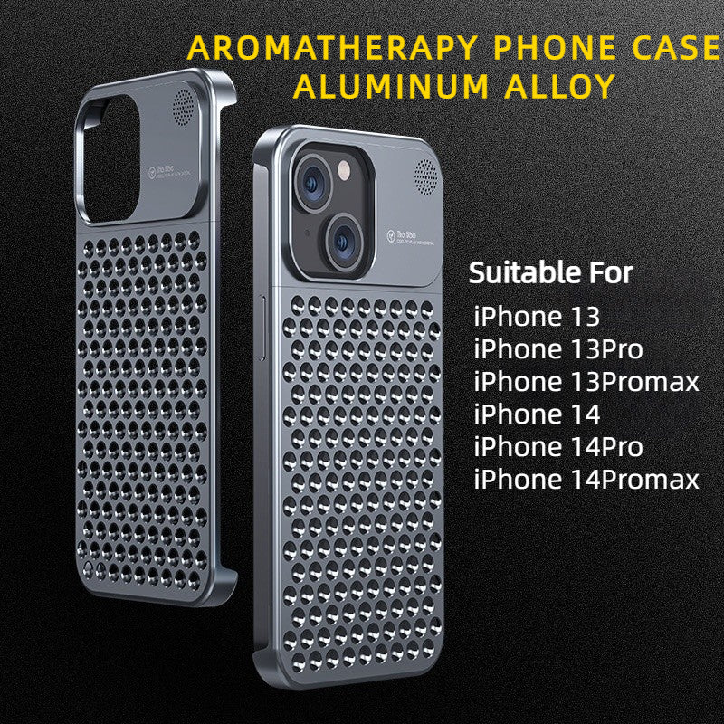 Aluminum Alloy Heat-Dissipating Shockproof Phone Case for iPhone 14/13