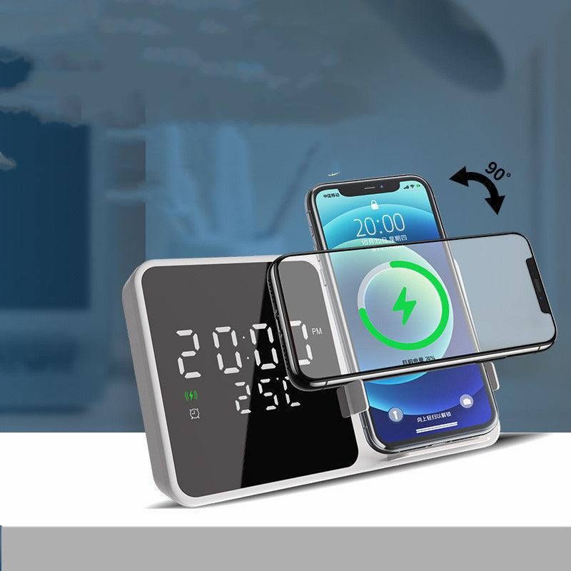 KitchenPro™ 3-in-1 Wireless Charging Station & Smart Clock