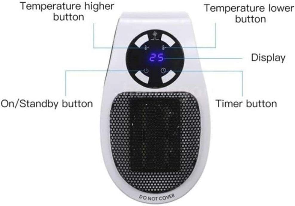 EcoHeat Pro™ - Energy-Efficient Ceramic Fan Heater for UK Winters