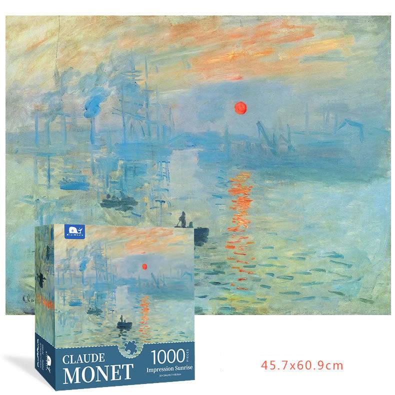 1000Pieces Of Monet's Oil Painting Jigsaw Puzzle