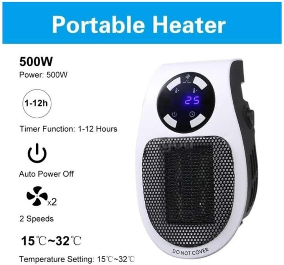 EcoHeat Pro™ - Energy-Efficient Ceramic Fan Heater for UK Winters